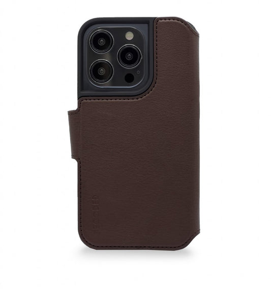 Decoded Leather Wallet etui til iPhone 14 Pro Max - Brun