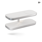 Zens Quattro Pro 4 Qi2 Trådløs lader - Hvit