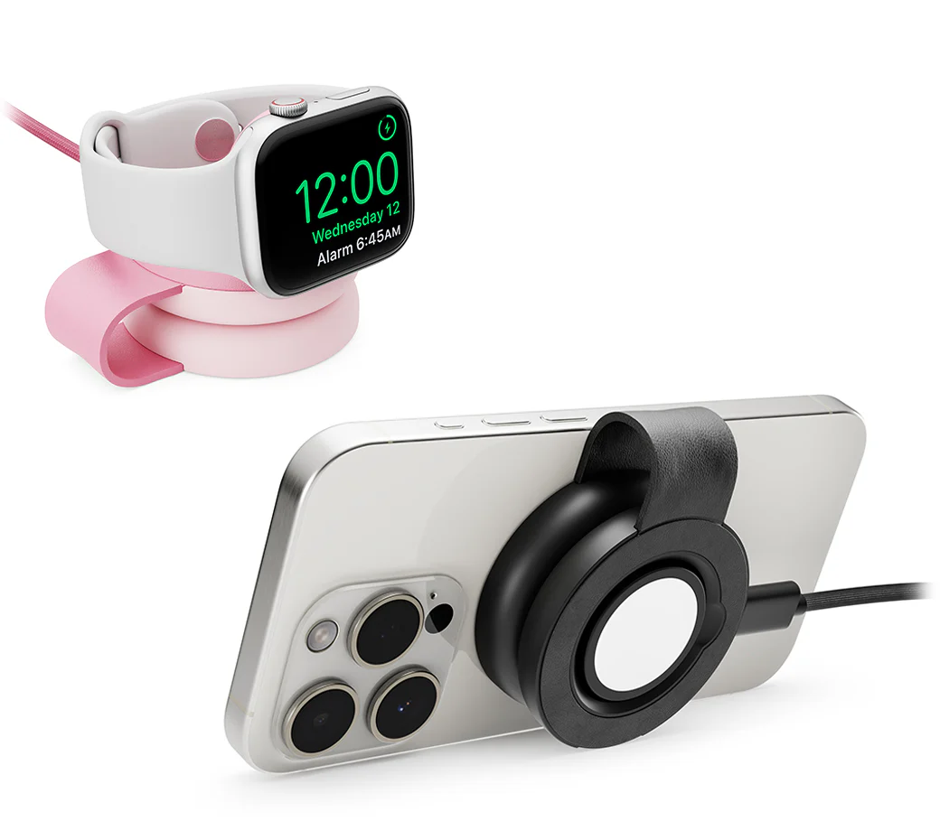 Twelve South ButterFly SE 2-i-1 MagSafe Reiselader - Rosa