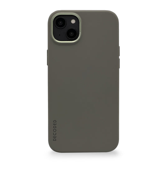 Decoded Silikon Backcover deksel til iPhone 14 Plus - Olive