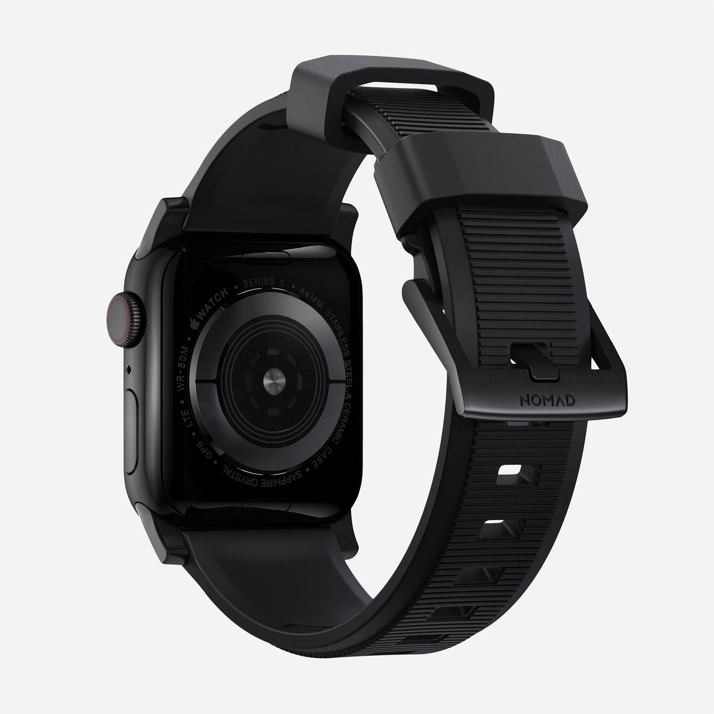 Nomad 40/38mm Rugged Strap reim - Svart