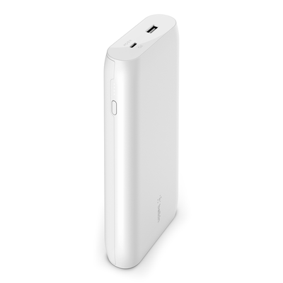 Belkin 20 000 mAh Strømbank 30W PD - Hvit