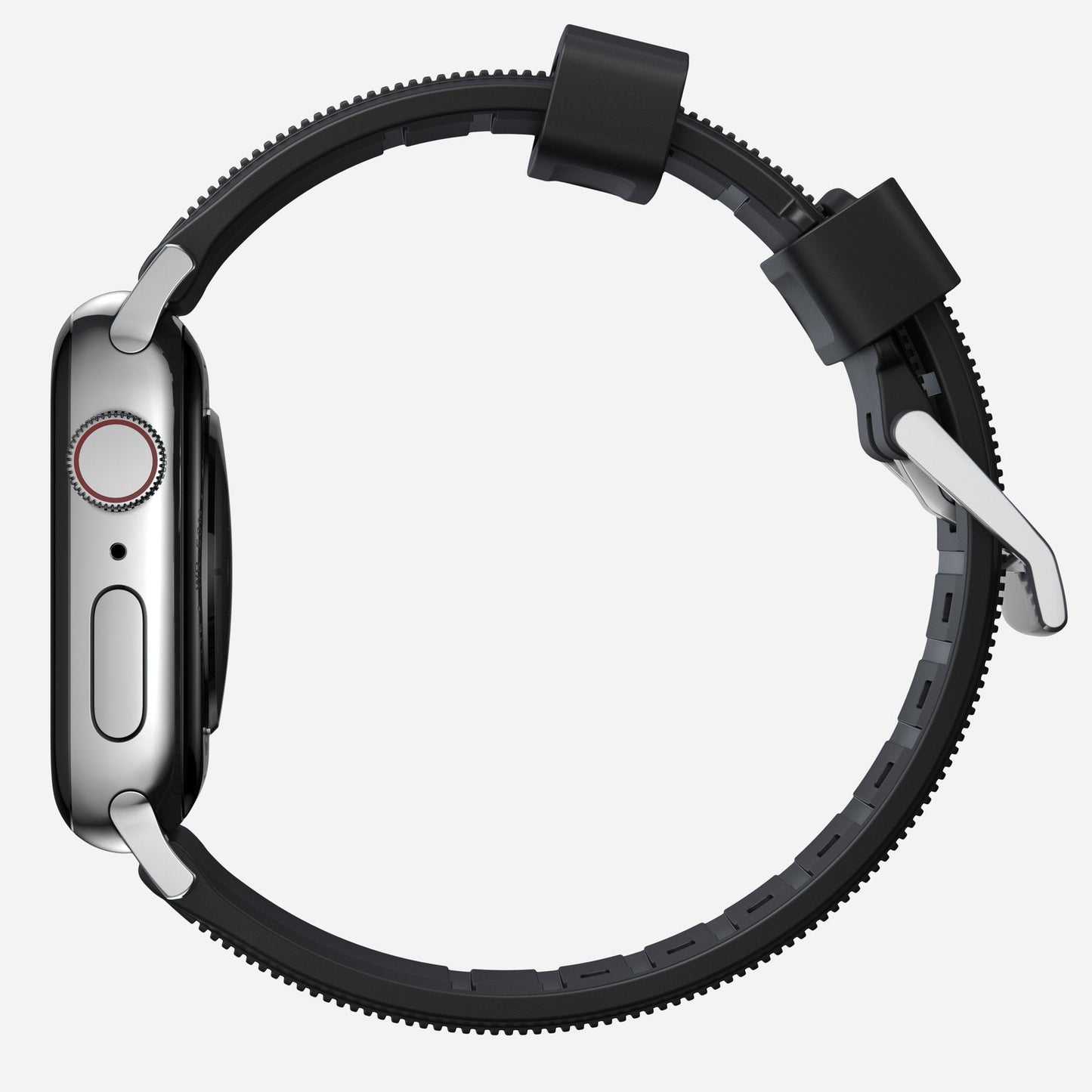 Nomad 40/38mm Rugged Strap reim - Sølv