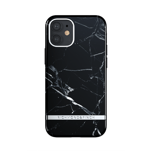 Richmond & Finch deksel for iPhone 12 mini i svart marmormønster