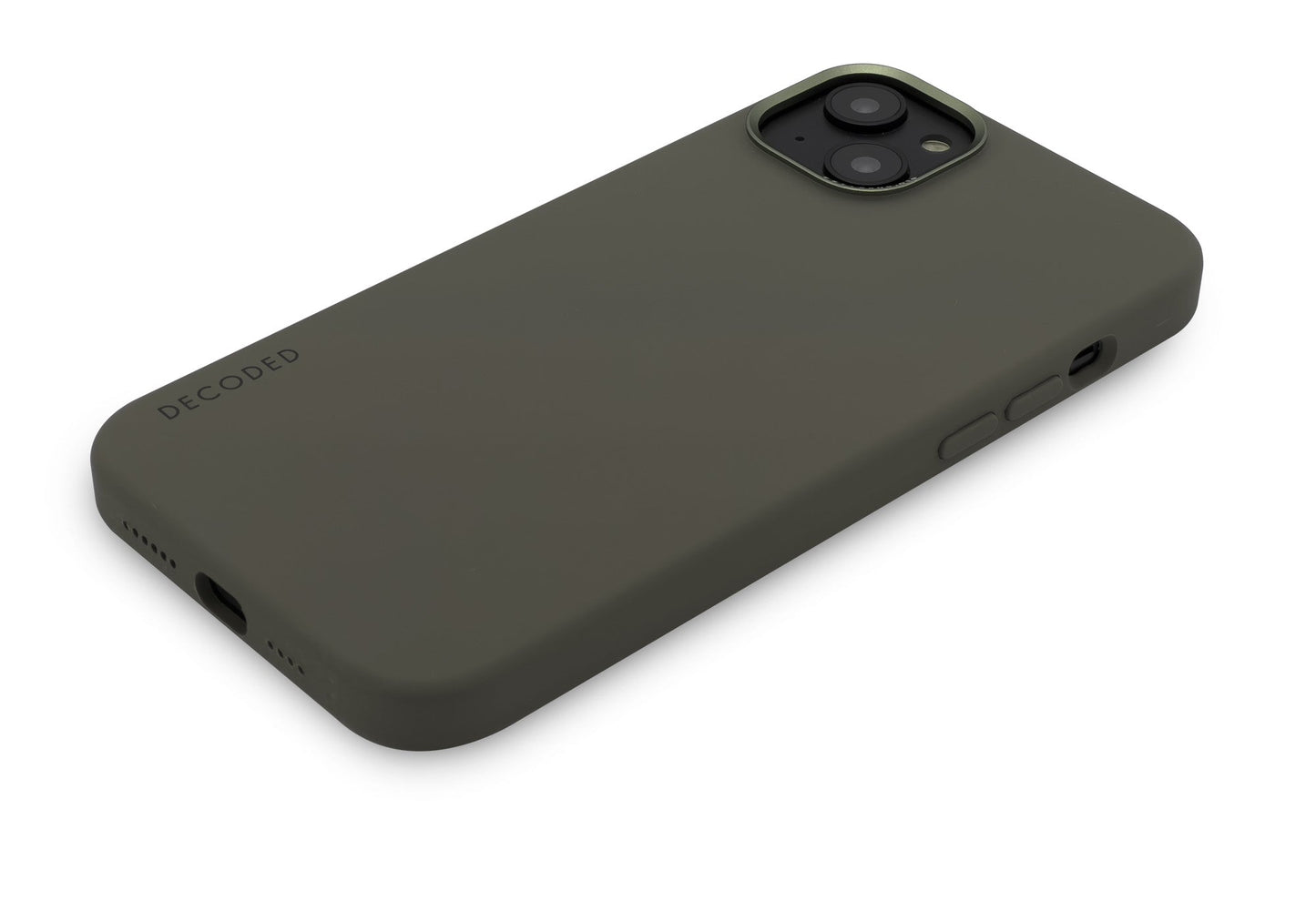 Decoded Silikon Backcover deksel til iPhone 14 Plus - Olive