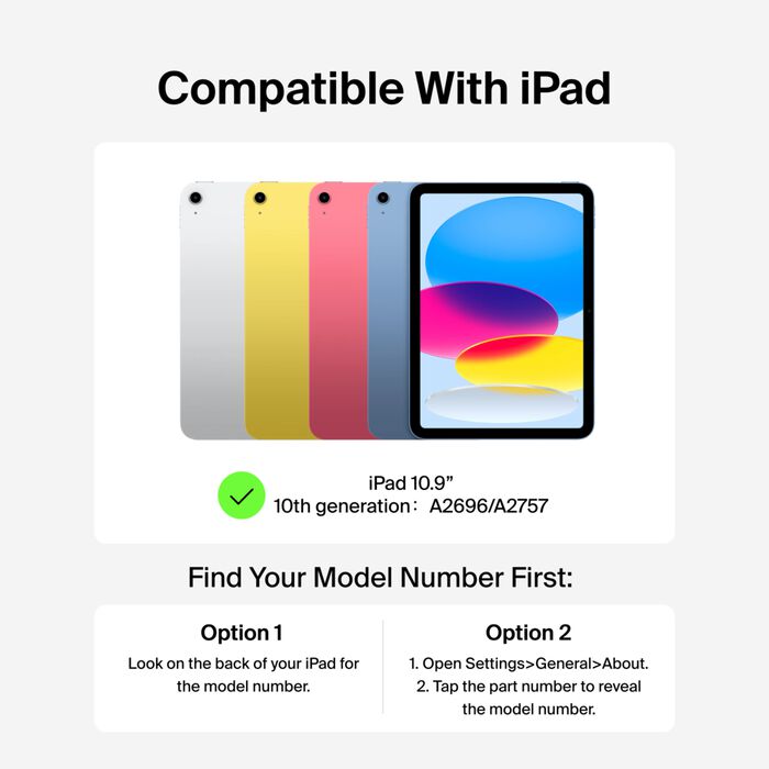 Belkin Everyday Cradle Tastatur til iPad 11" A16 / (10. gen.)