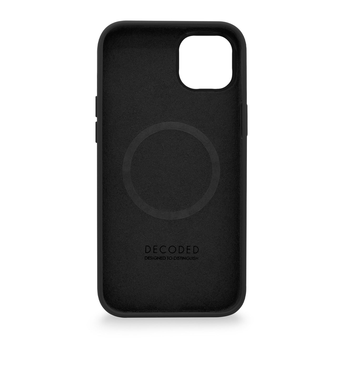 Decoded Silikon Backcover deksel til iPhone 14 Plus - Charcoal