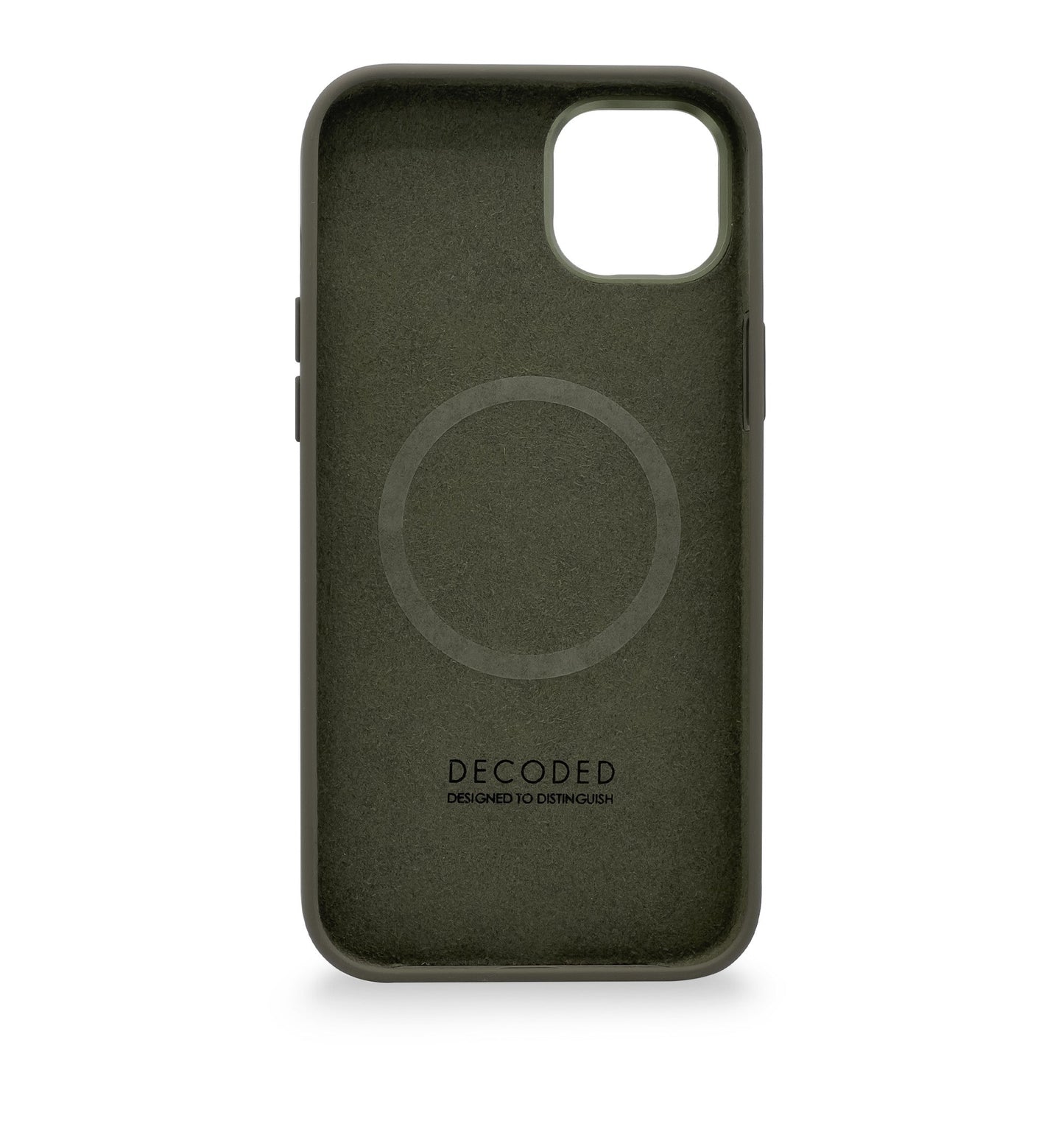 Decoded Silikon Backcover deksel til iPhone 14 Plus - Olive