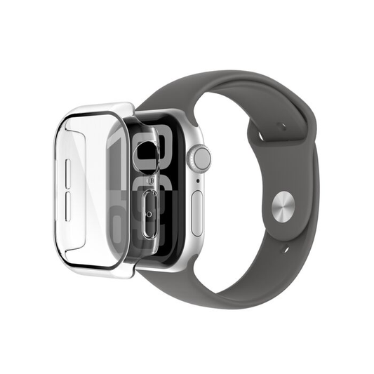 Belkin 42mm 2-i-1 Curved Skjermbeskytter til Apple Watch Series 10 - Klar