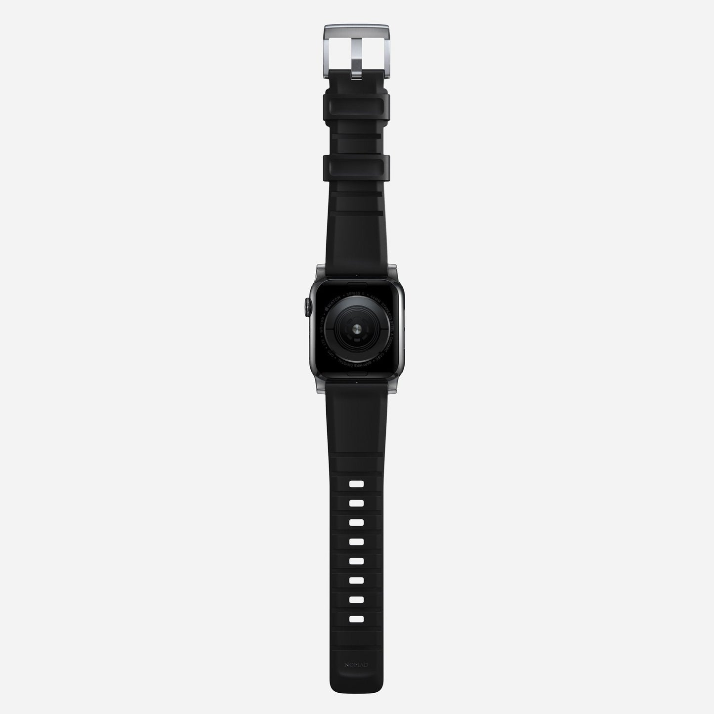 Nomad 40/38mm Rugged Strap reim - Sølv