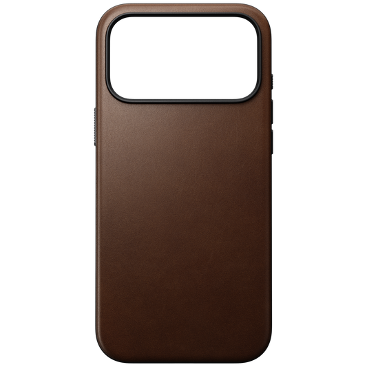 Nomad Modern MagSafe Skinndeksel til iPhone 18 Pro Max - Brun