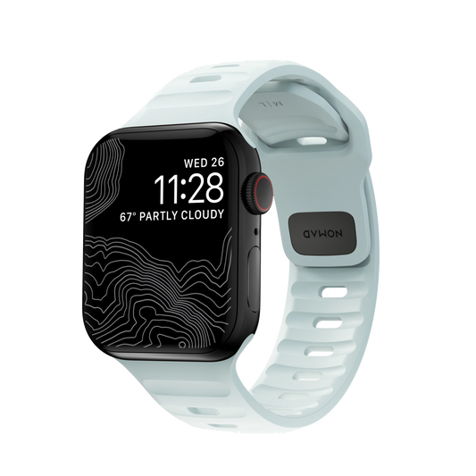 Nomad 41/40mm Sport Band Reim - Limited Edition Icy Blue Glow