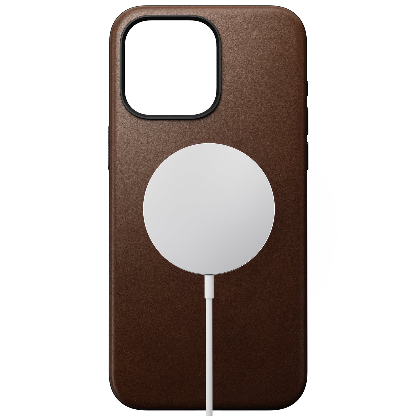 Nomad Modern MagSafe Skinndeksel til iPhone 15 Pro Max - Brun
