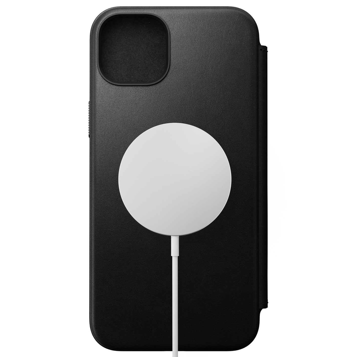 Nomad Modern Folio MagSafe Skinnetui til iPhone 15 Plus - Svart