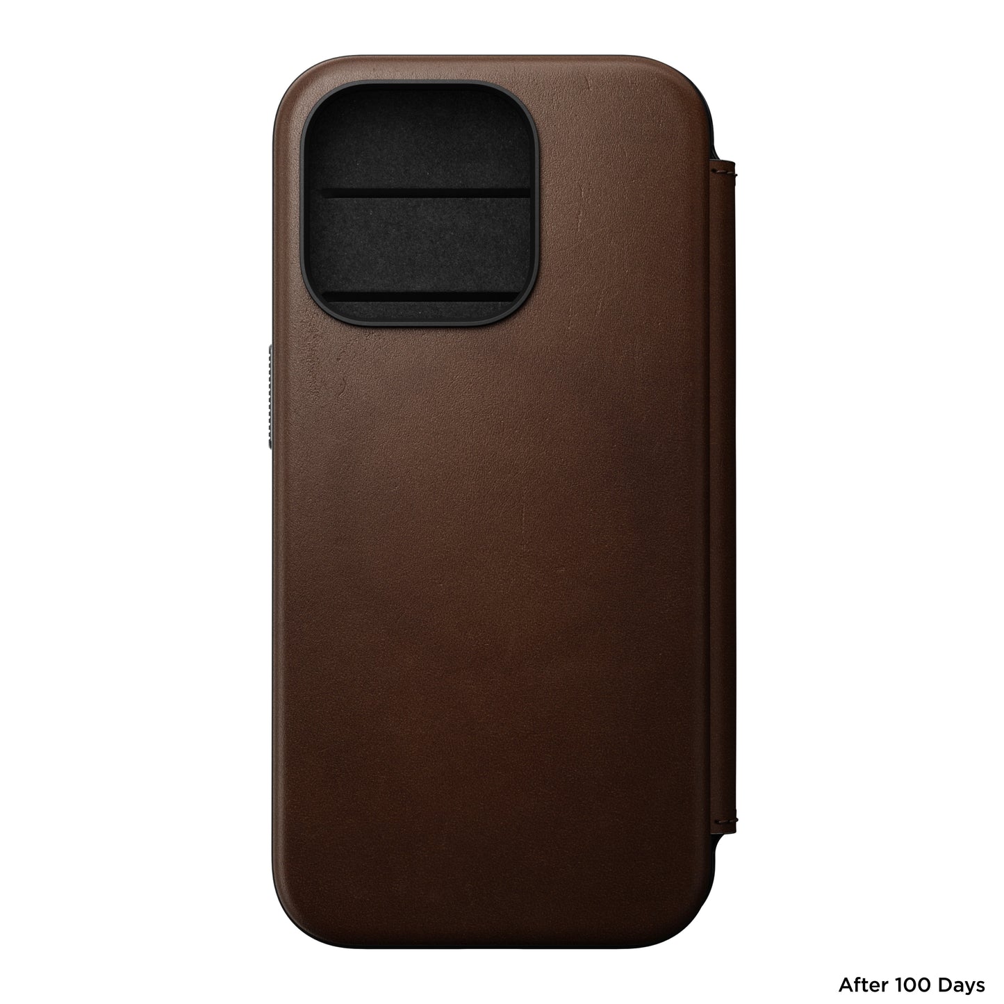Nomad Modern Folio MagSafe Skinnetui til iPhone 15 Pro - Brun