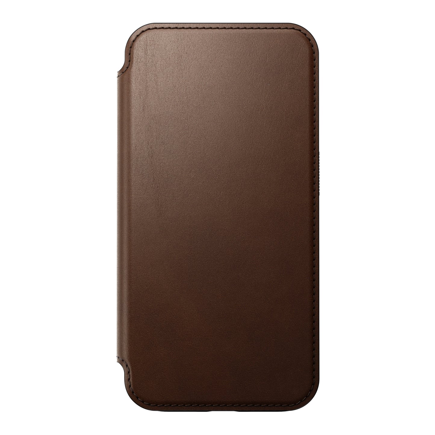 Nomad Modern Folio MagSafe Skinnetui til iPhone 15 Pro - Brun