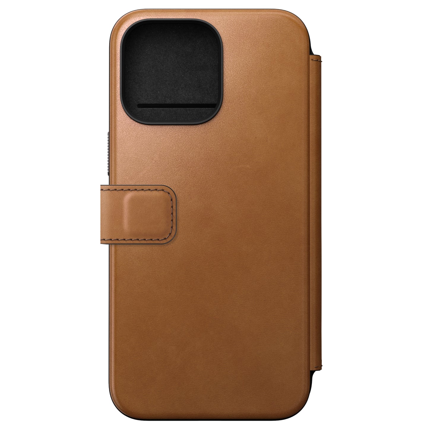 Nomad Modern Folio MagSafe Skinnetui til iPhone 15 Pro Max - Tan