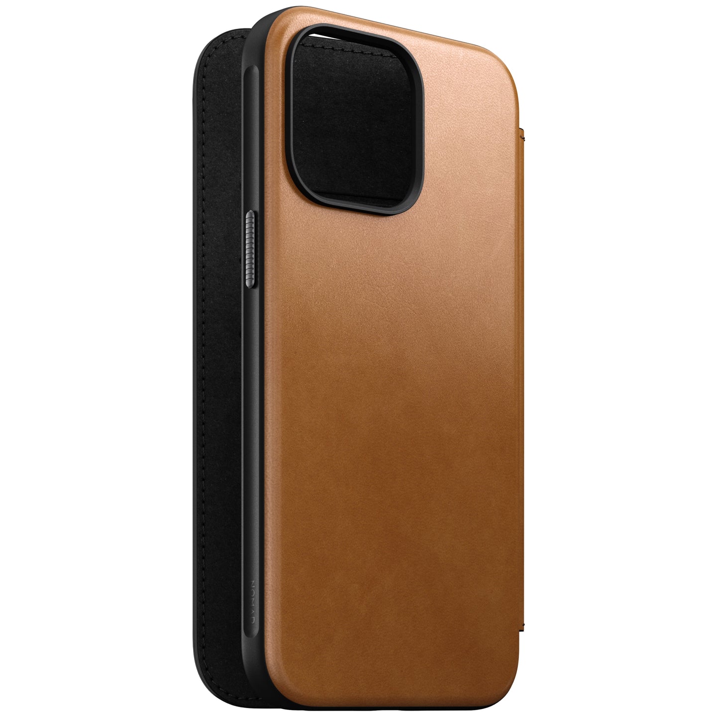 Nomad Modern Folio MagSafe Skinnetui til iPhone 15 Pro Max - Tan