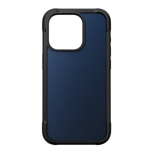 Nomad Rugged Case MagSafe Deksel til iPhone 15 Pro - Atlantic Blue