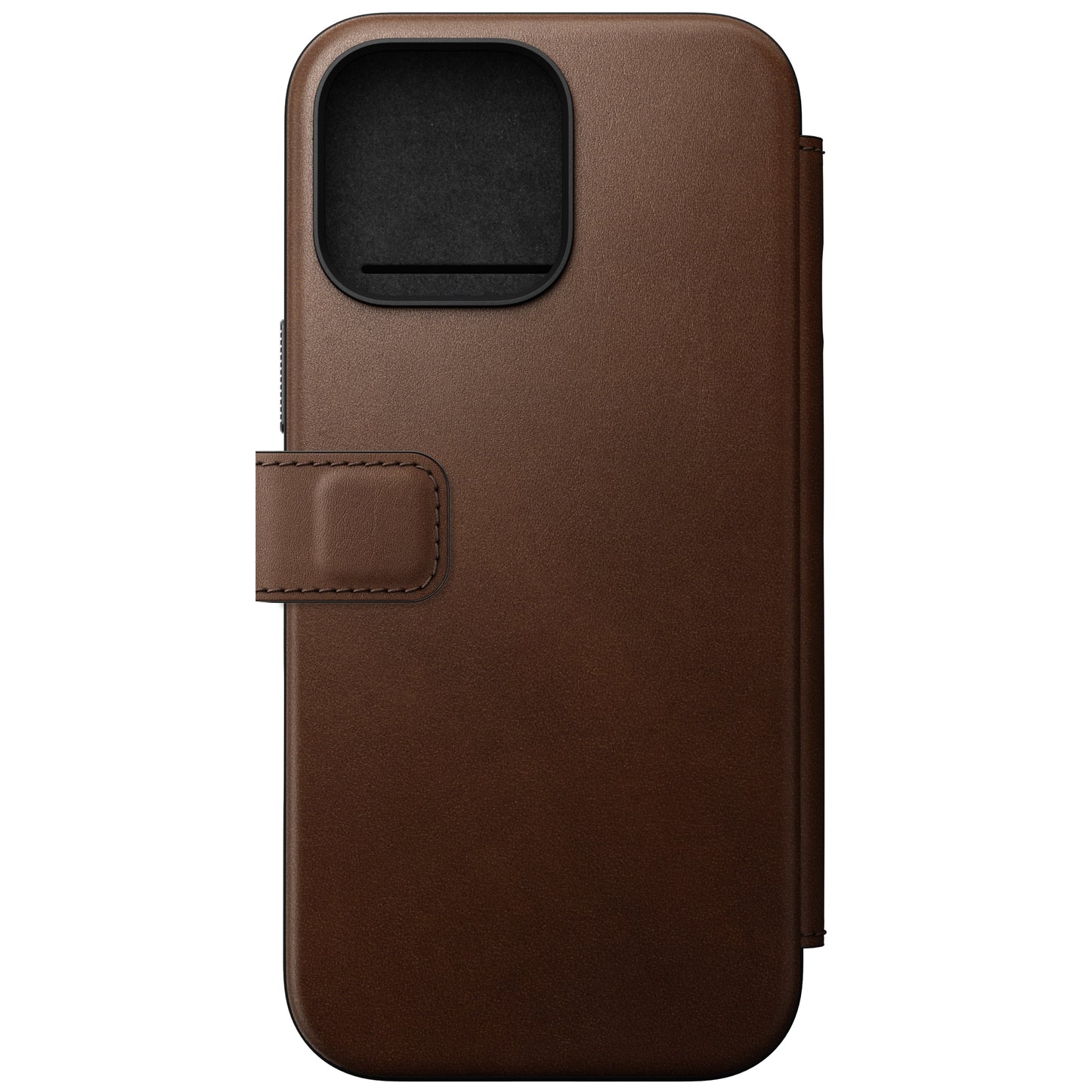 Nomad Modern Folio MagSafe Skinnetui til iPhone 16 Pro Max - Brun