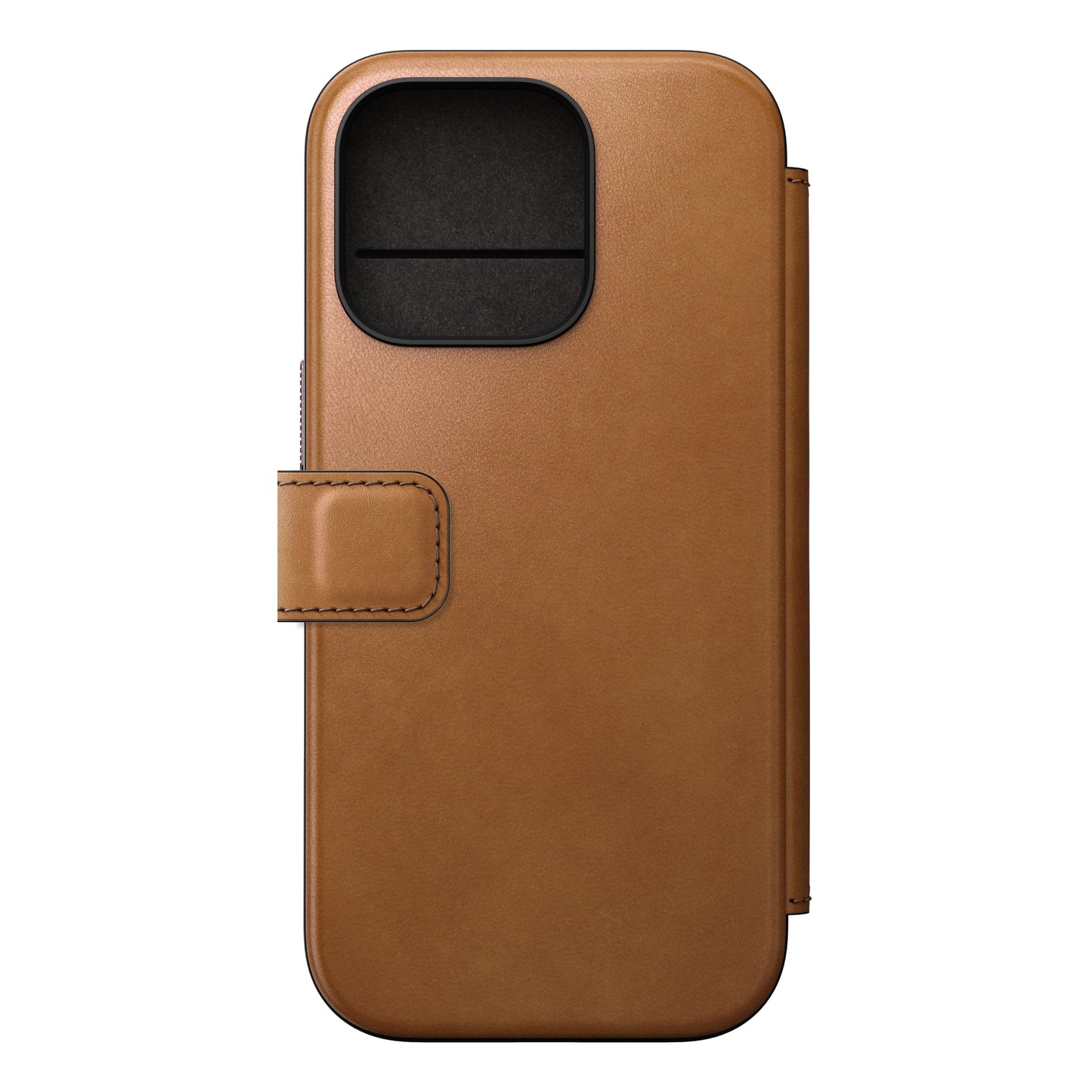Nomad Modern Folio MagSafe Skinnetui til iPhone 16 Pro - Tan