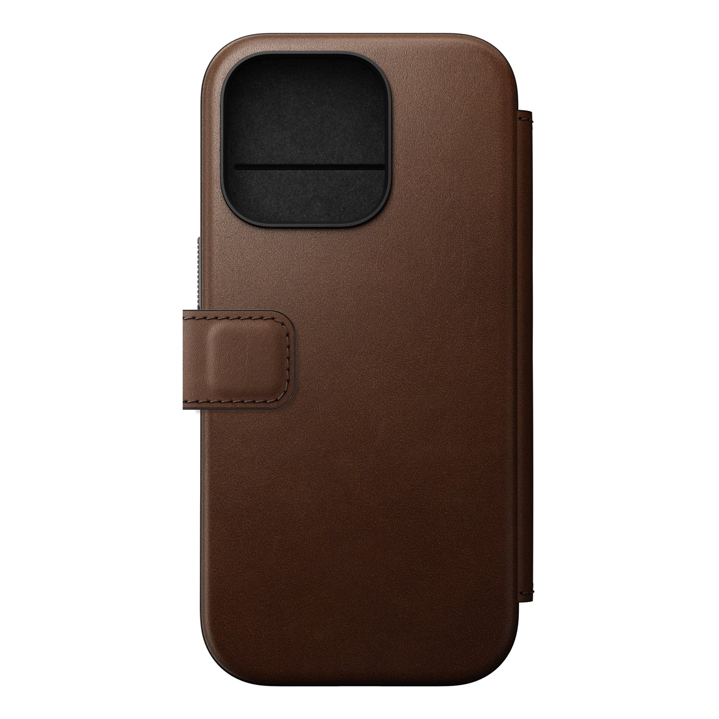 Nomad Modern Folio MagSafe Skinnetui til iPhone 16 Pro - Brun
