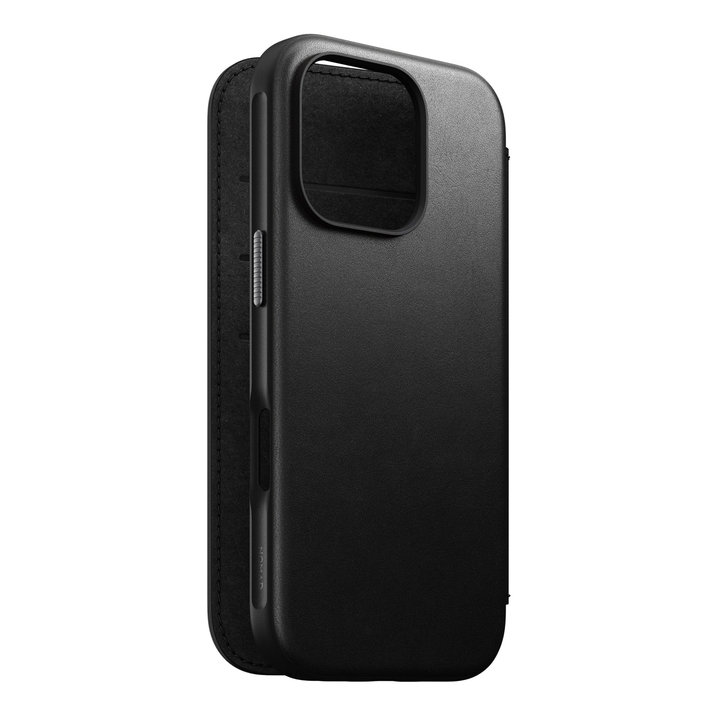 Nomad Modern Folio MagSafe Skinnetui til iPhone 16 Pro - Svart