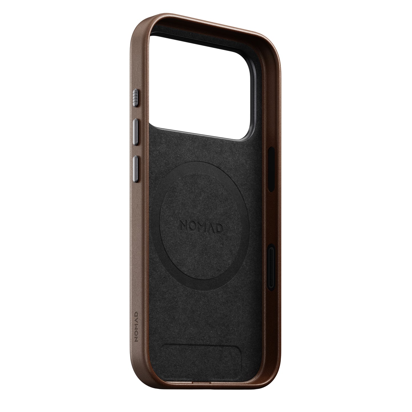 Nomad Traditional MagSafe Skinndeksel til iPhone 17 Pro - Brun