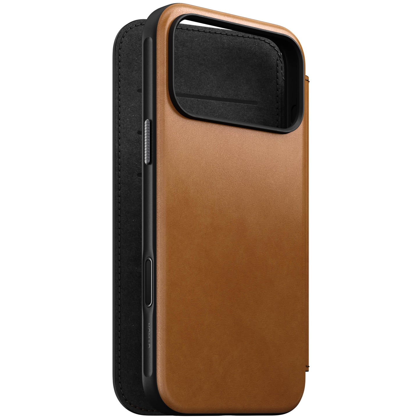 Nomad Modern Folio MagSafe Skinnetui til iPhone 17 Pro Max - Tan