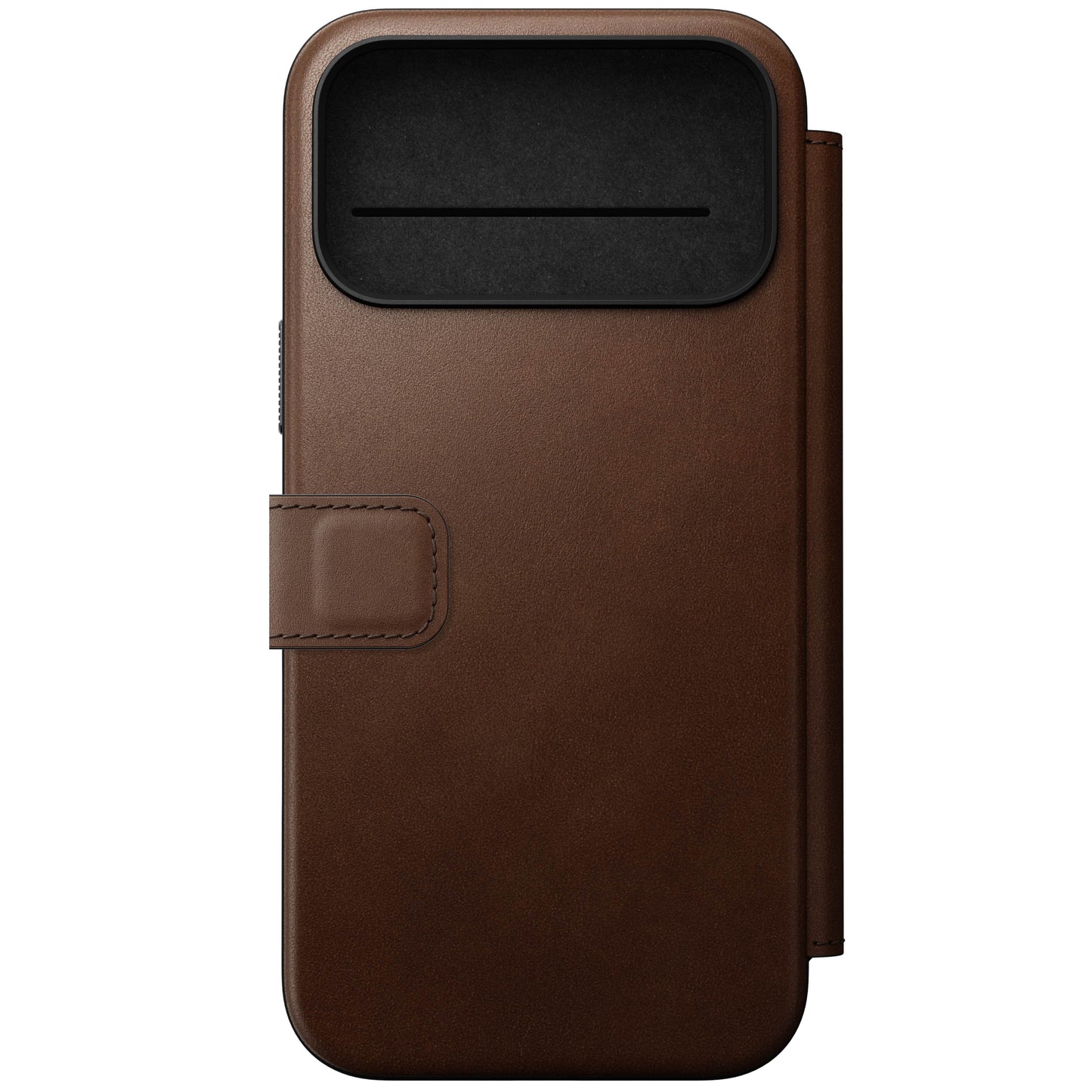 Nomad Modern Folio MagSafe Skinnetui til iPhone 17 Pro Max - Brun