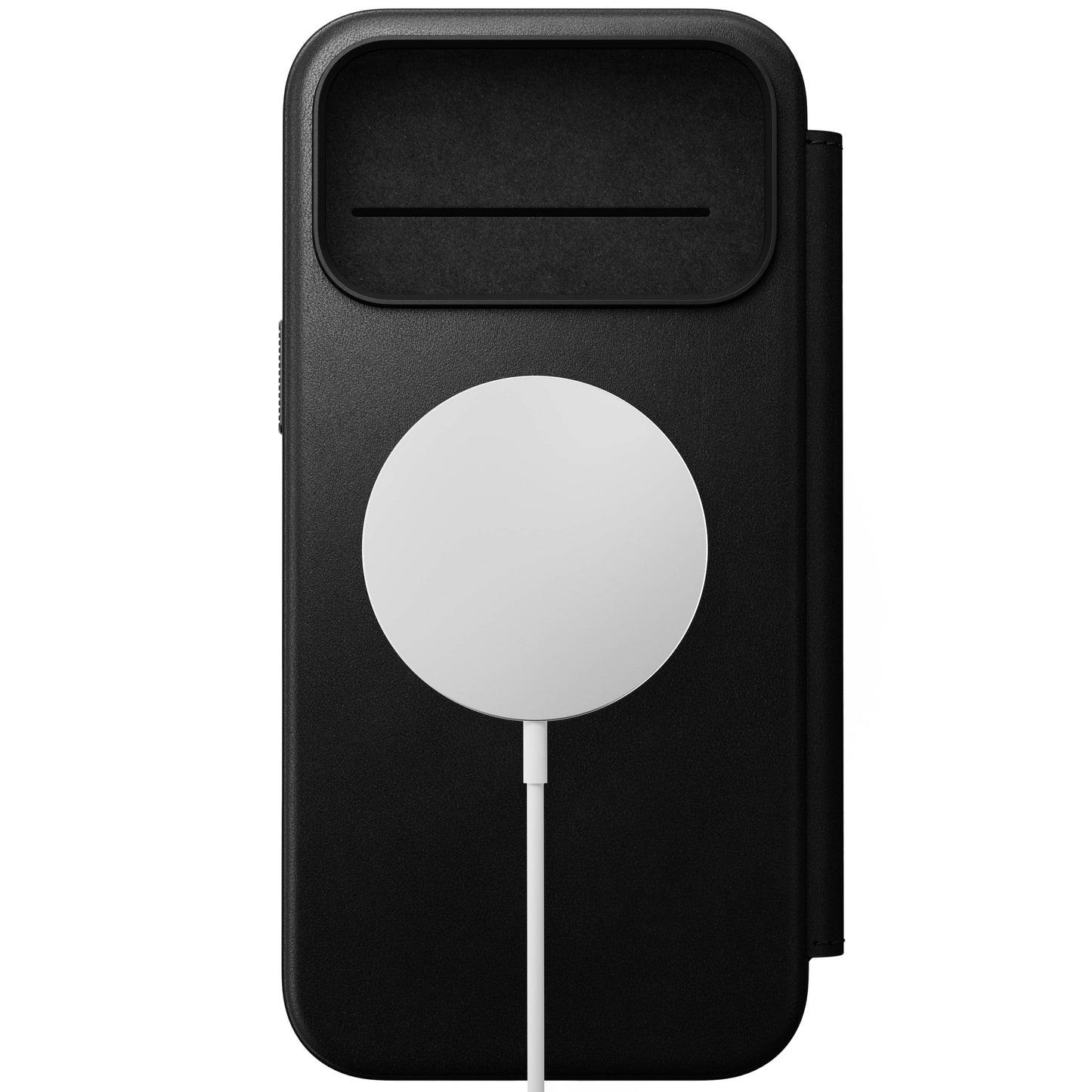 Nomad Modern Folio MagSafe Skinnetui til iPhone 17 Pro Max - Svart