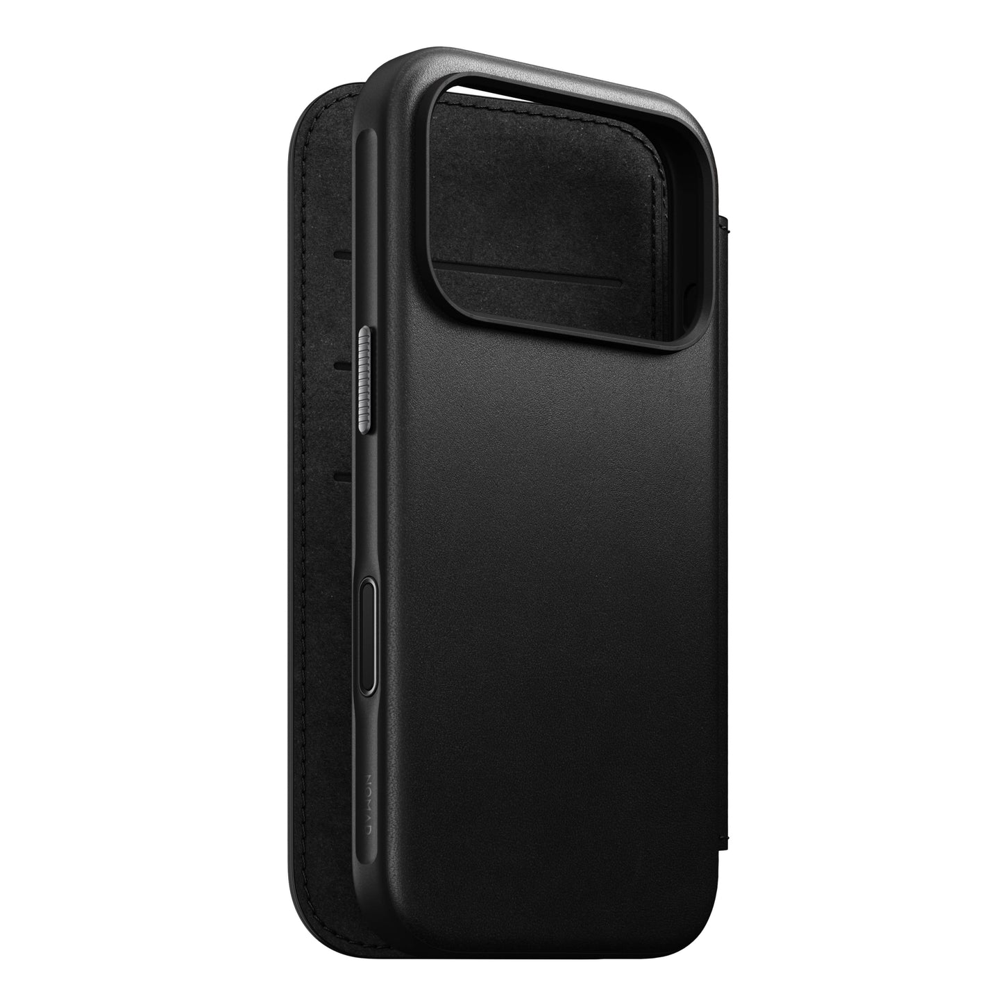 Nomad Modern Folio MagSafe Skinnetui til iPhone 17 Pro - Svart