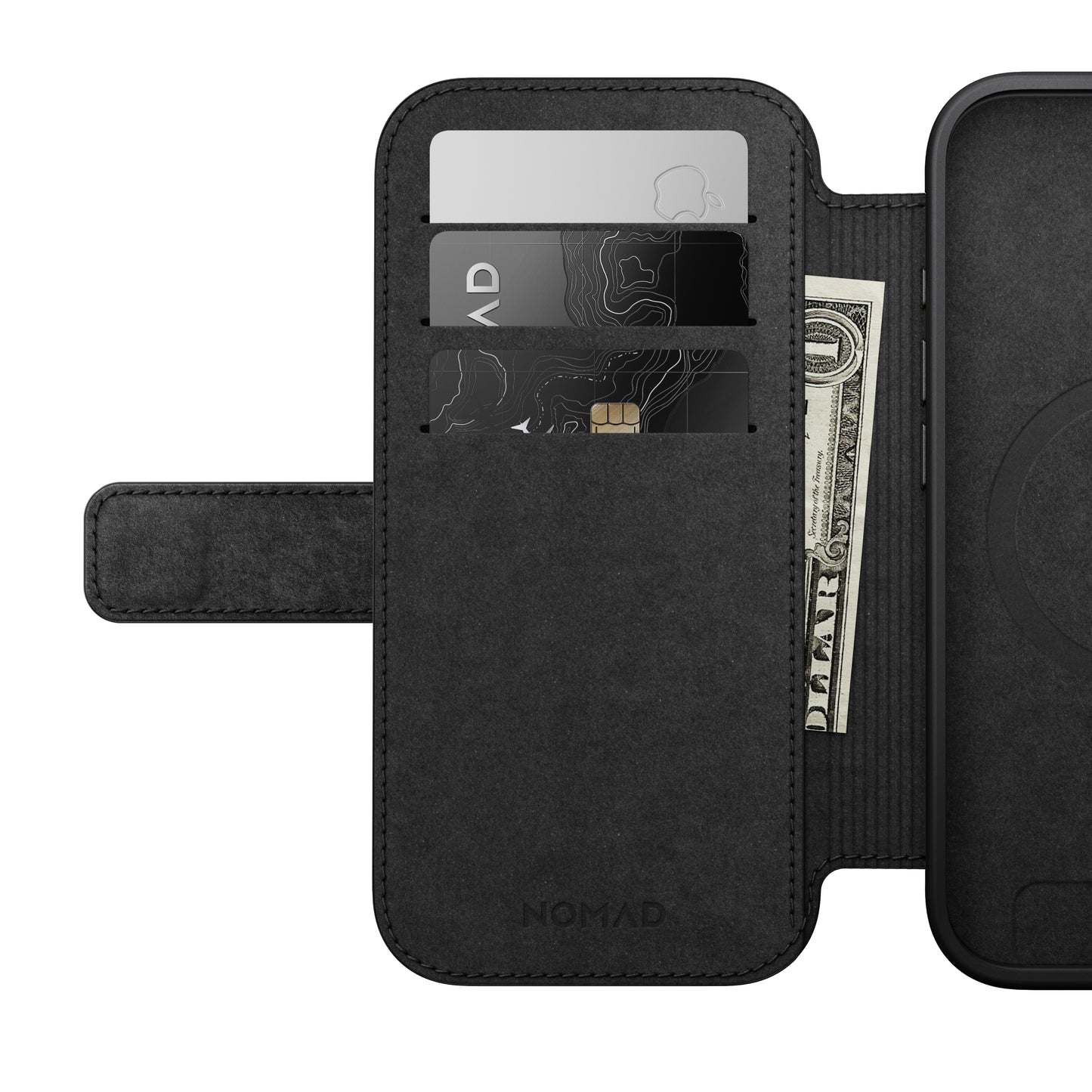 Nomad Modern Folio MagSafe Skinnetui til iPhone 17 - Brun