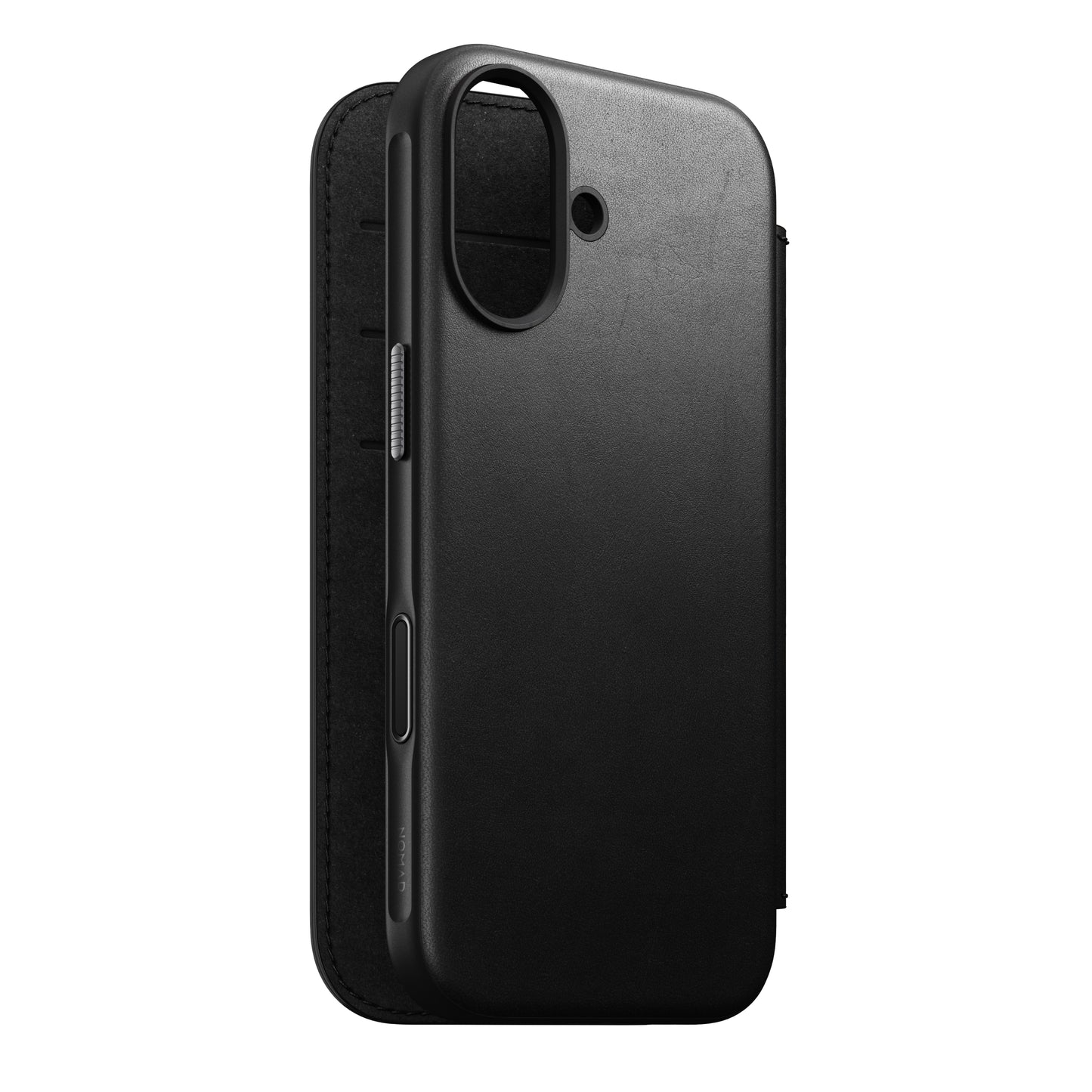 Nomad Modern Folio MagSafe Skinnetui til iPhone 17 - Svart