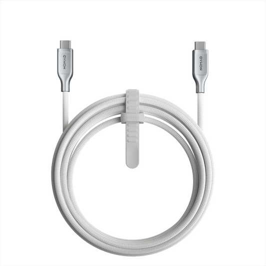 Nomad USB-C Kevlar Ladekabel Hvit - 3m