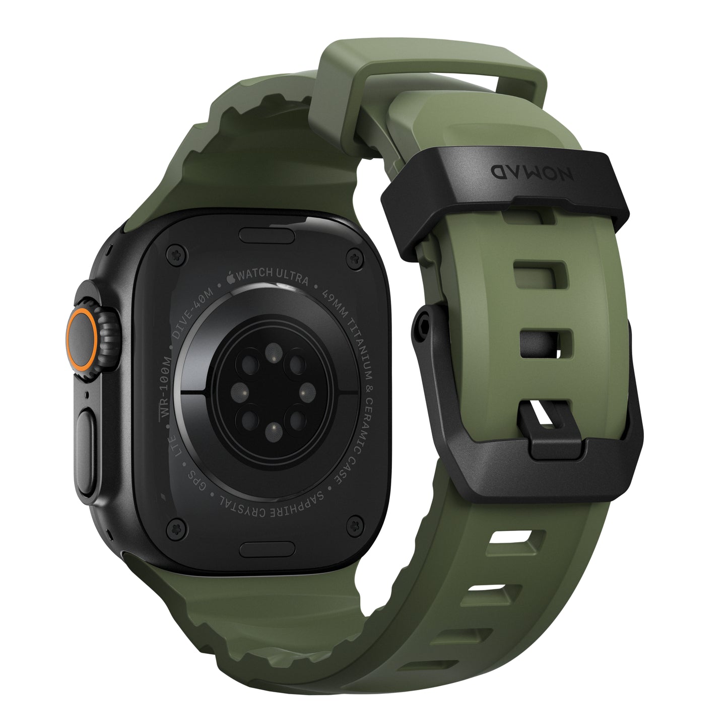 Nomad 49/46 mm Rocky Point Reim med Svart Metall - Forest