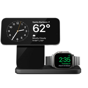 Nomad Stand One Max Qi2 3-i-1 Trådløs lader - Svart