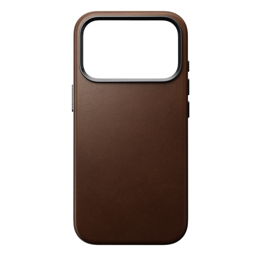 Nomad Traditional MagSafe Skinndeksel til iPhone 18 Pro - Brun