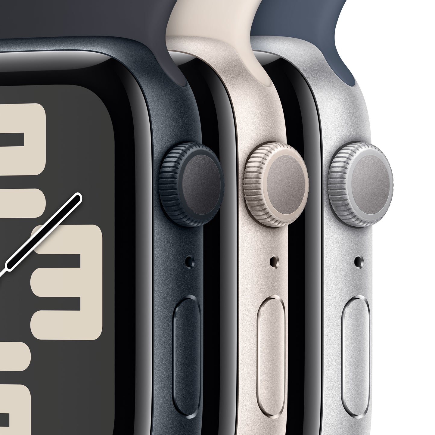 Apple Watch SE 44mm Midnight med Midnight Sport Loop