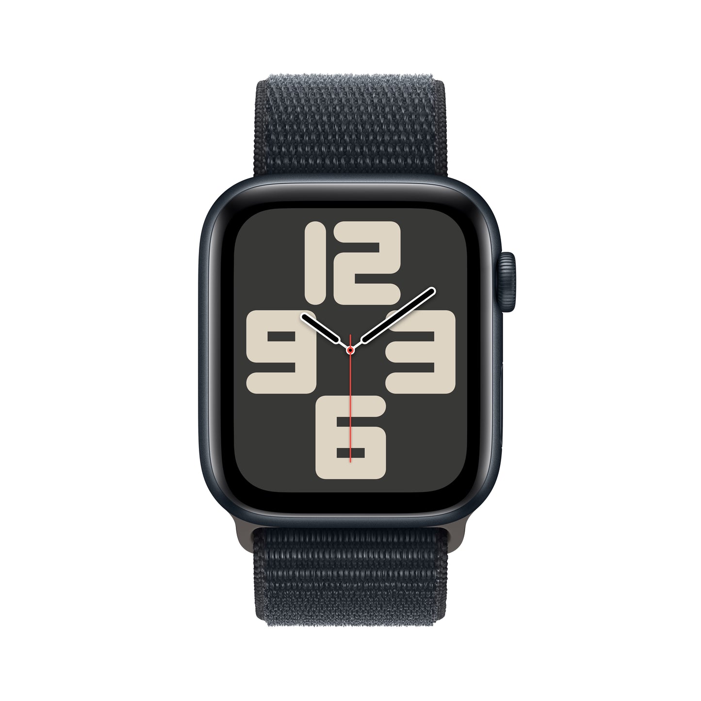 Apple Watch SE Cell 44mm Midnight med Midnight Sport Loop