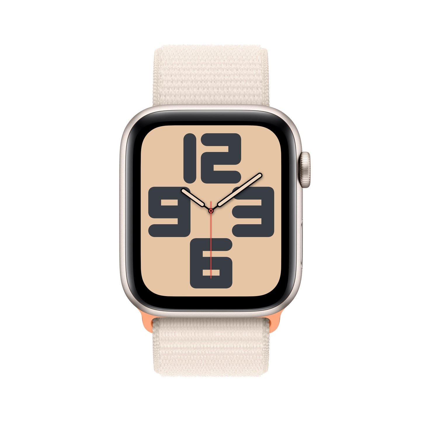 Apple Watch SE Cell 44mm Starlight med Starlight Sport Loop