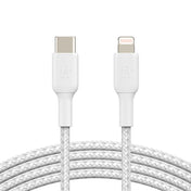 Belkin USB-C til Lightning ladekabel 2m - Hvit