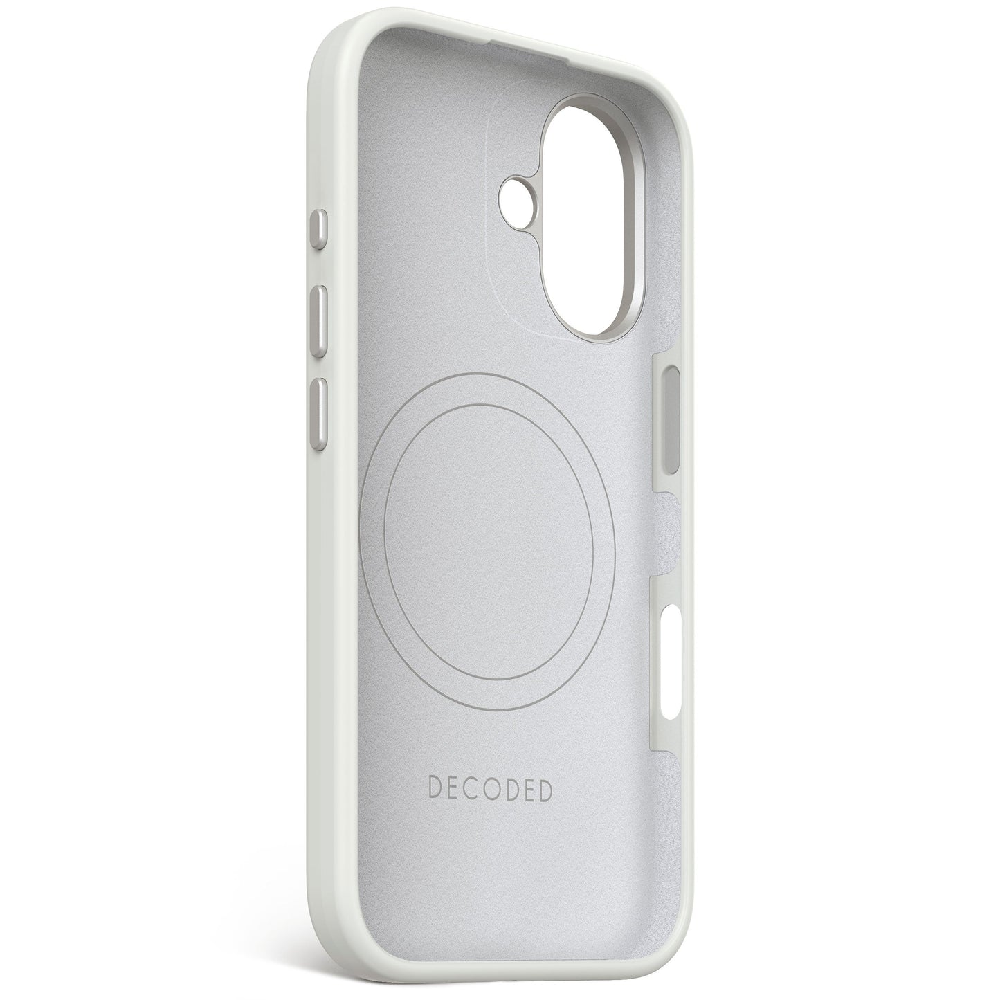 Decoded BackCover MagSafe Silikondeksel til iPhone 16 - Stone Grey