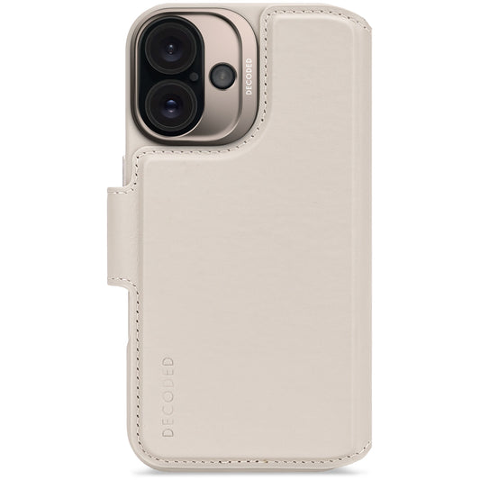 Decoded Detachable Wallet MagSafe Skinnetui til iPhone 16 - Clay