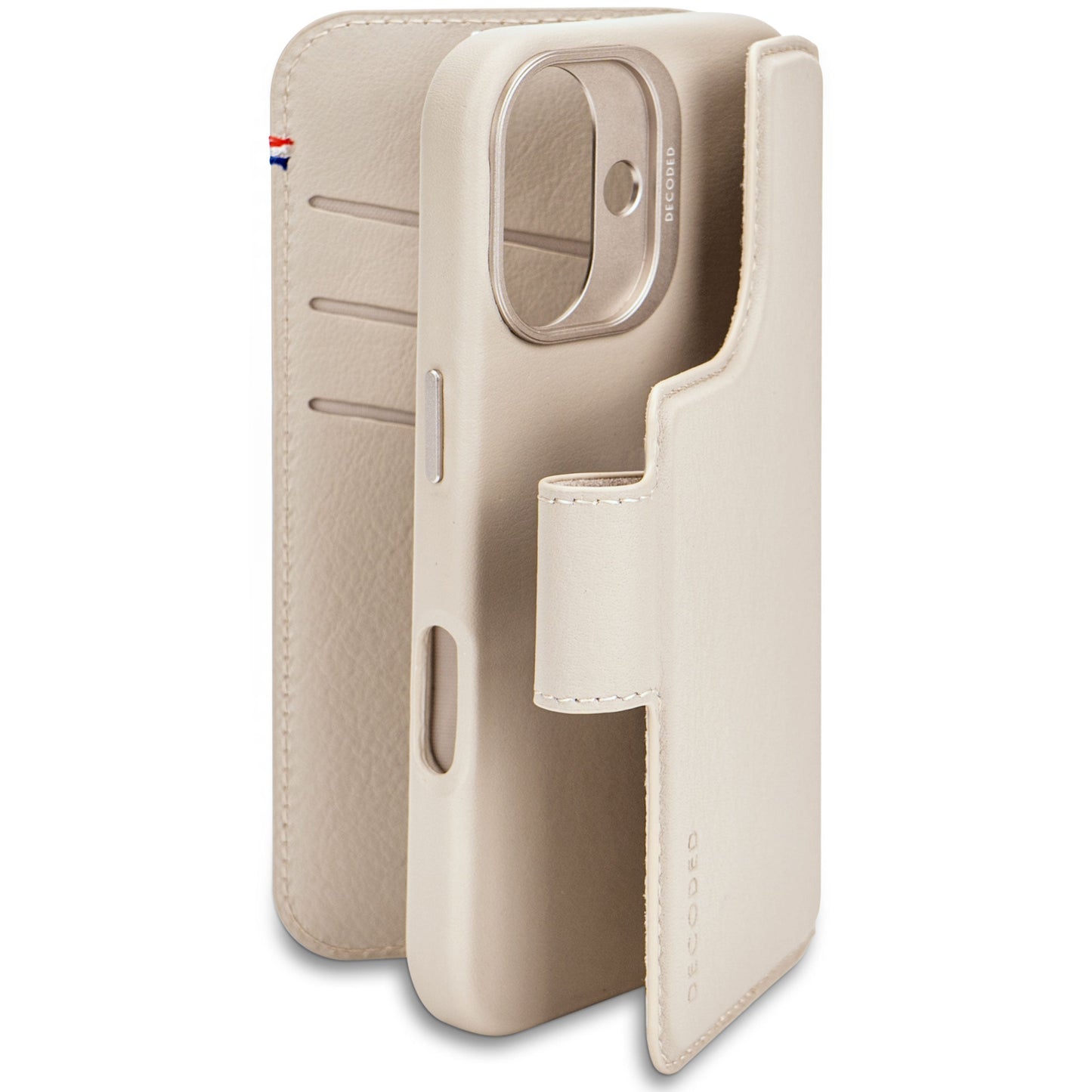 Decoded Detachable Wallet MagSafe Skinnetui til iPhone 16 - Clay