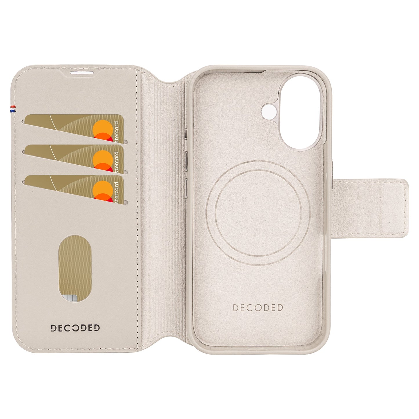 Decoded Detachable Wallet MagSafe Skinnetui til iPhone 16 - Clay