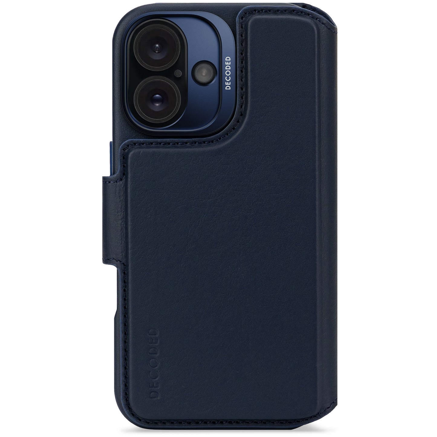 Decoded Detachable Wallet MagSafe Skinnetui til iPhone 16 - Navy