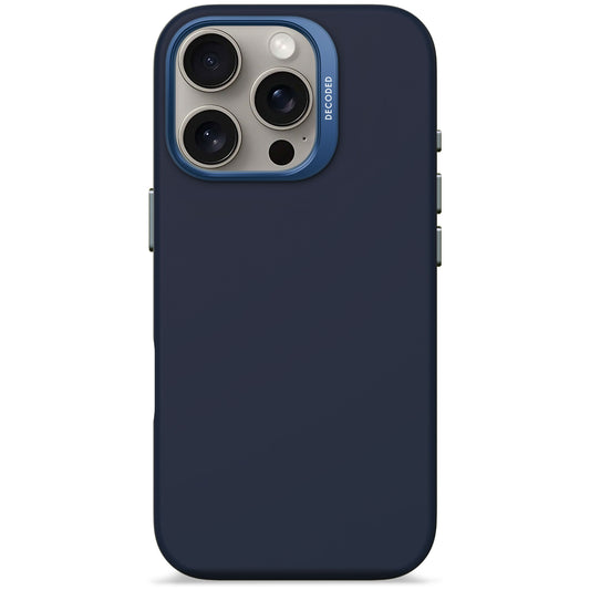 Decoded BackCover MagSafe Silikondeksel til iPhone 16 Pro - Navy
