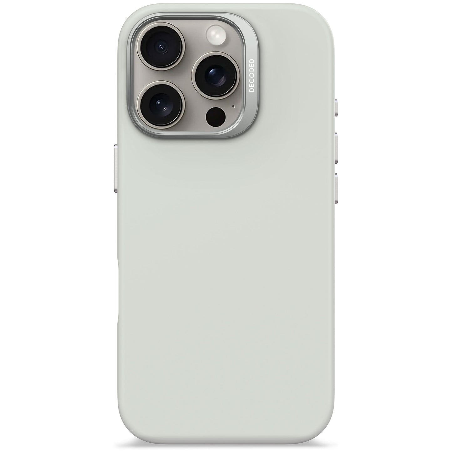Decoded BackCover MagSafe Silikondeksel til iPhone 16 Pro - Stone Grey