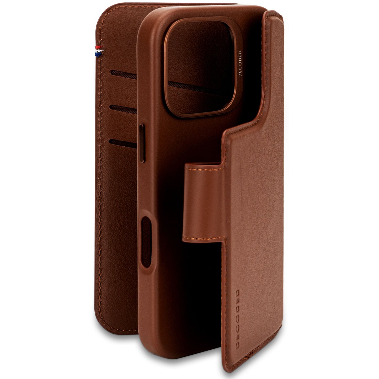 Decoded Detachable Wallet MagSafe Skinnetui til iPhone 16 Pro - Tan